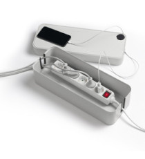 Box Cavoline L contenitore - per cavi e multipresa 5 entrate - Durable