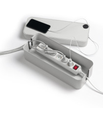 Box Cavoline L contenitore - per cavi e multipresa 5 entrate - Durable