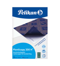 Carta da ricalco Plenticopy 200H - 21x29,7 cm - blu - Pelikan - conf. 10 fogli Carta da ricalco Plenticopy 200H - 21x29,7 cm - blu - Pelikan - conf. 10 fogli