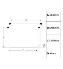 Cartella sospesa Avana - cassetto - interasse 39 cm - fondo V - 37 x 24,5 cm - avana - Bertesi Cartella sospesa Avana - cassetto - interasse 39 cm - fondo V - 37 x 24,5 cm - avana - Bertesi