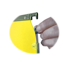 Cartella sospesa Joker - armadio - interasse 33 cm - fondo U - 33 x 28 cm - giallo - Bertesi