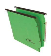 Cartella sospesa Joker - armadio - interasse 33 cm - fondo V - 33 x 28 cm - verde - Bertesi