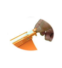 Cartella sospesa Joker - cassetto - interasse 33 cm - fondo V - 31,3 x 25 cm - arancio - Bertesi