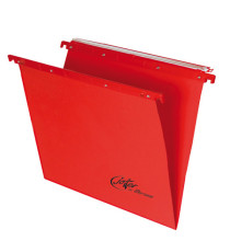 Cartella sospesa Joker - cassetto - interasse 33 cm - fondo V - 31,3 x 25 cm - rosso - Bertesi