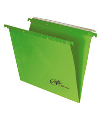 Cartella sospesa Joker - cassetto - interasse 33 cm - fondo V - 31,3 x 25 cm - verde - Bertesi