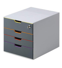 Cassettiera Varicolor Safe - 28 x 29,2 x 35,6 cm - 4 cassetti - Durable Cassettiera Varicolor Safe - 28 x 29,2 x 35,6 cm - 4 cassetti - Durable