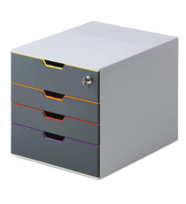 Cassettiera Varicolor Safe - 28 x 29,2 x 35,6 cm - 4 cassetti - Durable Cassettiera Varicolor Safe - 28 x 29,2 x 35,6 cm - 4 cassetti - Durable