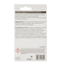 Colla istantanea universale Super - 7,5 gr - trasparente - Bostik Colla istantanea universale Super - 7,5 gr - trasparente - Bostik