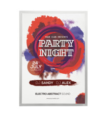 Cornice adesiva Duraframe Poster - 70 x 100 cm - argento - Durable