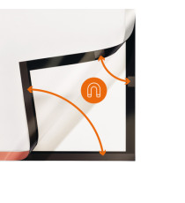 Cornice adesiva Duraframe Poster - 70 x 100 cm - argento - Durable