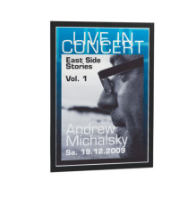 Cornice espositiva Duraframe - A3 - 29,7 x 42 cm - nero - Durable