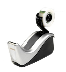 Dispenser C60 per nastri 1,9 cm - 4 rotoli Scotch Magic 810 1,9 cm x 33 m inclusi - nero/argento - Scotch Dispenser C60 per nastri 1,9 cm - 4 rotoli Scotch Magic 810 1,9 cm x 33 m inclusi - nero/argento - Scotch