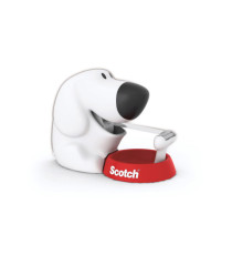 Dispenser Fido - 1 rotolo Scotch Magic 810 1,9 cm x 7,5 m incluso - bianco/nero - Scotch Dispenser Fido - 1 rotolo Scotch Magic 810 1,9 cm x 7,5 m incluso - bianco/nero - Scotch