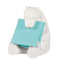 Dispenser orso bianco + ricarica Post-it Super Sticky Z Notes azzurro - BEAR-330 - 76 x 76 mm - 90 fogli - Post-it Dispenser orso bianco + ricarica Post-it Super Sticky Z Notes azzurro - BEAR-330 - 76 x 76 mm - 90 fogli - Post-it