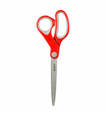 Forbici Comfort - 20 cm - impugnatura asimmetrica - lama in acciaio - rosso - Scotch