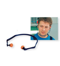 Inserti auricolari con archetto 1310 - SNR 26 dB - blu/arancio - 3M Inserti auricolari con archetto 1310 - SNR 26 dB - blu/arancio - 3M