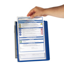 Leggio da parete Vario Wall 5 - 5 pannelli Sherpa inclusi - blu - Durable