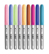 Marcatore Intensity - colori assortiti - Bic - 24 pezzi Marcatore Intensity - colori assortiti - Bic - 24 pezzi