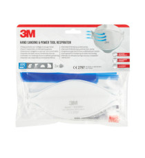 Mascherina Aura 9320+ FFP2 - senza valvola - monouso - 3M - conf. 3 pezzi Mascherina Aura 9320+ FFP2 - senza valvola - monouso - 3M - conf. 3 pezzi