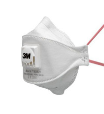 Mascherina Aura 9332+ FFP3 - con valvola - monouso - 3M - conf. 10 pezzi (imbustati singolarmente) Mascherina Aura 9332+ FFP3 - con valvola - monouso - 3M - conf. 10 pezzi (imbustati singolarmente)