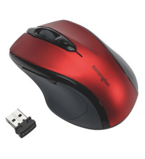 Mouse Pro Fit di medie dimensioni - wireless - rosso rubino - Kensington