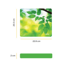 Mousepad Earth Series - Foglie - ecologico - Fellowes Mousepad Earth Series - Foglie - ecologico - Fellowes