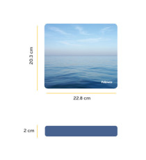 Mousepad Earth Series - Oceano - ecologico - Fellowes Mousepad Earth Series - Oceano - ecologico - Fellowes