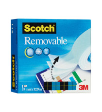 Nastro adesivo Magic 811 - removibile - invisibile - 1,9 cm x 33 m - trasparente - Scotch Nastro adesivo Magic 811 - removibile - invisibile - 1,9 cm x 33 m - trasparente - Scotch