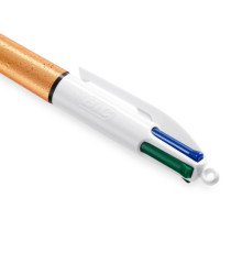 Penna a sfera a scatto 4 colori Party - 1,0 mm - Bic - scatola 12 pezzi Penna a sfera a scatto 4 colori Party - 1,0 mm - Bic - scatola 12 pezzi