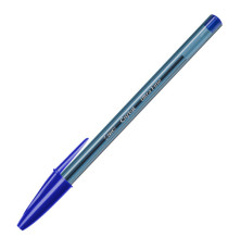 Penna a sfera con cappuccio Cristal Exact - punta 0,7 mm - blu - Bic - scatola 20 pezzi