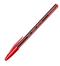 Penna a sfera con cappuccio Cristal Exact - punta 0,7 mm - rosso - Bic - scatola 20 pezzi