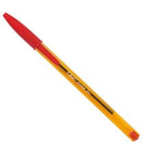 Penna sfera Cristal - punta fine 0,8 mm - rosso - Bic - conf. 50 pezzi