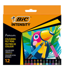 Pennarello Intensity Premium - colori assortiti - Bic - conf. 12 pezzi