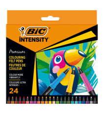 Pennarello Intensity Premium - colori assortiti - Bic - conf. 24 pezzi