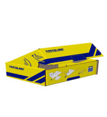 Scatola spedizioni Postal Box - XS - 34 x 24 x 6 cm - giallo/blu - Blasetti