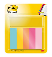 Segnapagina Post-it - 670-5JA-EU - in carta - 12,7 x 44 mm - 5 colori assortiti - Post-it - conf. 250 pezzi Segnapagina Post-it - 670-5JA-EU - in carta - 12,7 x 44 mm - 5 colori assortiti - Post-it - conf. 250 pezzi