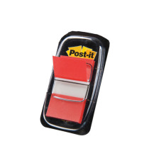 Segnapagina Post-it Index Medium - 680-1 - 25,4 x 43,2 mm - rosso - Post-it - conf. 50 pezzi