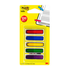 Segnapagina Post-it Index Mini Freccia - 684-4ARR1EU - 12 x 43,2 mm - 5 colori classici - Post-it - conf. 100 pezzi Segnapagina Post-it Index Mini Freccia - 684-4ARR1EU - 12 x 43,2 mm - 5 colori classici - Post-it - conf. 100 pezzi