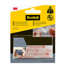 Sistema di fissaggio Dual Lock - 2,5 x 7,6 cm - trasparente - 3M - blister 2 coppie Sistema di fissaggio Dual Lock - 2,5 x 7,6 cm - trasparente - 3M - blister 2 coppie