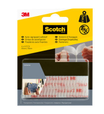 Sistema di fissaggio Dual Lock - 2,5 x 7,6 cm - trasparente - 3M - blister 2 coppie Sistema di fissaggio Dual Lock - 2,5 x 7,6 cm - trasparente - 3M - blister 2 coppie