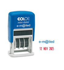 Timbro Mini Dater S160/L1 Datario + EM@ILED - 4 mm - autoinchiostrante - Colop Timbro Mini Dater S160/L1 Datario + EM@ILED - 4 mm - autoinchiostrante - Colop