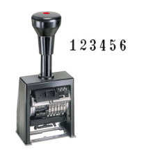 Timbro Numeratore B6K - autoinchiostrante - automatico - 6 colonne 4,5 mm - Reiner Timbro Numeratore B6K - autoinchiostrante - automatico - 6 colonne 4,5 mm - Reiner