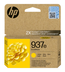 Hp 937eY giallo EvoMore 4S6W8NE cartuccia originale per Hp OfficeJet 9110b,9120B,9120e,9132e,9720,9730 capacità 1.650 pagine Hp 937eY giallo EvoMore 4S6W8NE cartuccia originale per Hp OfficeJet 9110b,9120B,9120e,9132e,9720,9730 capacità 1.650 pagine