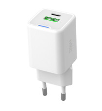 Caricabatteria rapido - 2 porte - USB-C e USB-A da 20W - MKC