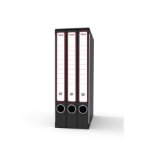 Gruppo registratori Terzetto - con 3 cartelle ad anelli - 25,5x34,5 cm - dorso 15 cm - grigio - Rexel Gruppo registratori Terzetto - con 3 cartelle ad anelli - 25,5x34,5 cm - dorso 15 cm - grigio - Rexel