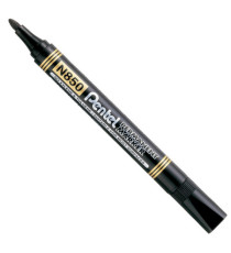 Marcatore permanente N850 - punta tonda - nero - linea Amiko - Pentel Marcatore permanente N850 - punta tonda - nero - linea Amiko - Pentel