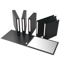 Portatabulati KM UNI - con custodia - 12x28 cm - dorso 5 cm - nero - Rexel Portatabulati KM UNI - con custodia - 12x28 cm - dorso 5 cm - nero - Rexel