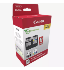Multipack PG-510 CL-511 2970B017 + 50ff carta photo 10x15cm cartuccia originale per Canon MP 240, MP 260, MP 480, MX 330, MX 320 Multipack PG-510 CL-511 2970B017 + 50ff carta photo 10x15cm cartuccia originale per Canon MP 240, MP 260, MP 480, MX 330, MX 320