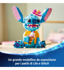 Lego Disney - Stitch - Lego 43249 con parti mobili, camicia e cono gelato Anni 9+ 730pz Lego Disney - Stitch - Lego 43249 con parti mobili, camicia e cono gelato Anni 9+ 730pz
