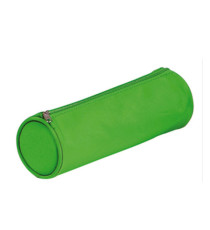 Astuccio Tombolino Basic con cerniera - 22x8Ø8cm - verde - Pagna